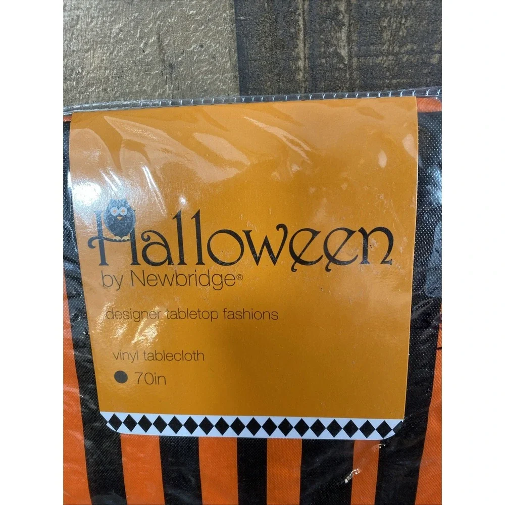 Halloween Newbridge Vinyl Tablecloth 70